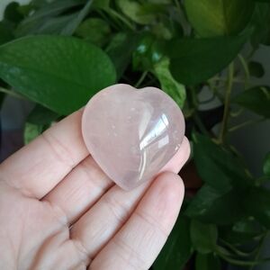 Rose Quartz Heart Stone